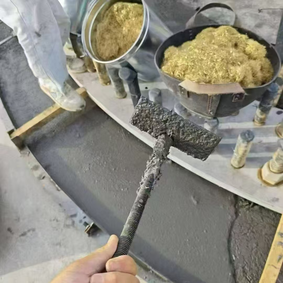 靖江C120钢纤维高强无收灌浆料 轧机压缩机汽轮机发电机锻压设备底座灌浆材料